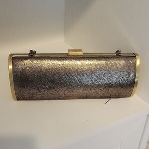 Reflections Chic Metallic Evening Clutch cute chain strap snap closure